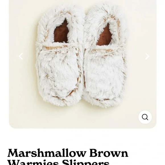 Warmies marshmallow brown slippers - only worn a few times - Picture 3 of 7